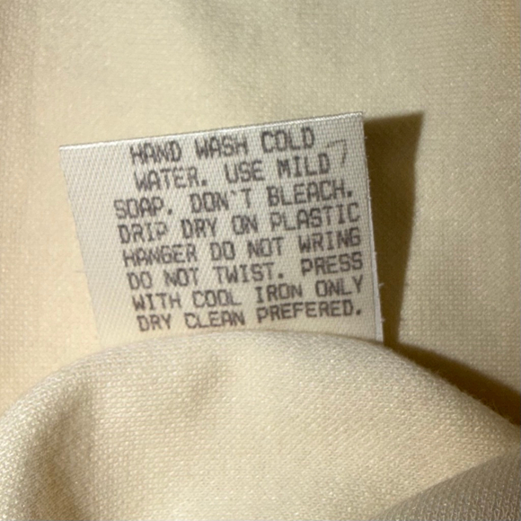 L Three Flaggs California Lace Pullover Top NWT Cream Coquette Cottagecore VTG - Picture 7 of 11